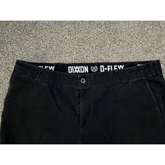 Dixxon Men's Black D-Flex Pants Size Unknown Stretch Chino Style 44X27 - Picture 3 of 6